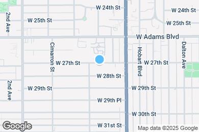 Map image of the property - 2074 W 27th St