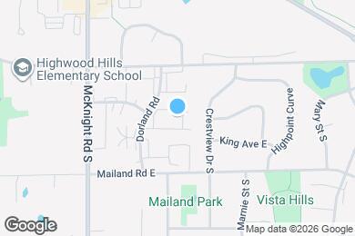 Map image of the property - 411 Dorland Pl S