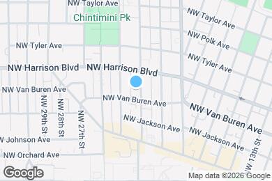 Map image of the property - 320 NW 23rd St