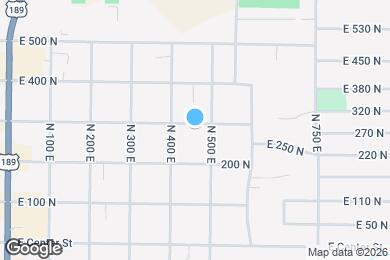 Map image of the property - 466 E 300 N