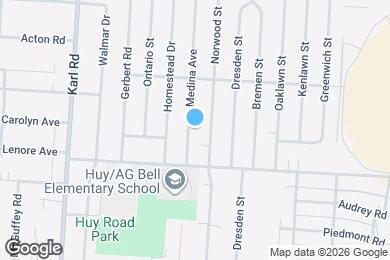 Map image of the property - 3420 Medina Ave