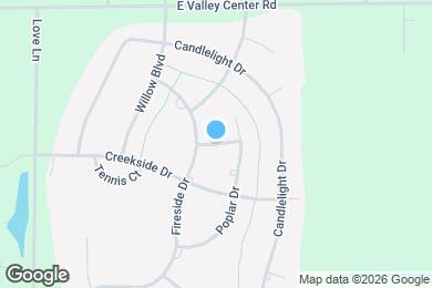 Map image of the property - 228 S Cottonwood #107 owned by PAC,MEL,FAC,GWC