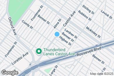 Map image of the property - 6037 Castor Ave
