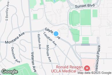 Map image of the property - 505 Gayley Ave