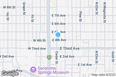 Map image of the property - 202 E 4th Ave