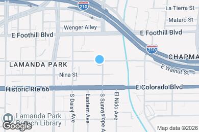 Map image of the property - 2888 E Walnut St