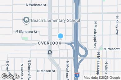 Map image of the property - 4620 N Maryland Ave