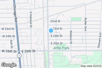 Map image of the property - 105 E 24th St