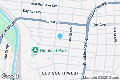 Map image of the property - 432 Highland Ave SW