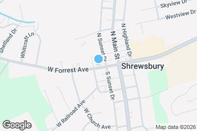 Map image of the property - 33 W Forrest Ave
