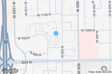Map image of the property - 954 N 940 W
