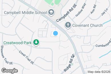 Map image of the property - 131 Rondak Cir SE