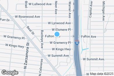 Map image of the property - 1344 Fulton Ave