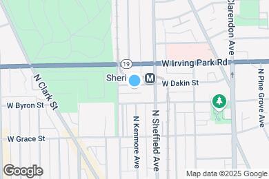 Map image of the property - 1031 W Dakin St