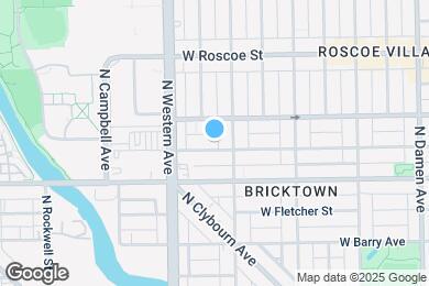 Map image of the property - 2316 W Melrose St