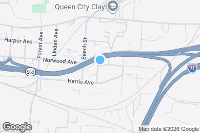 Map image of the property - 4822 Oak St