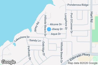 Map image of the property - 609 Aqua Dr
