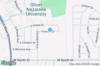 Map image of the property - 454 Francis St