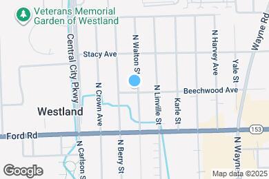 Map image of the property - 5805 N Walton St