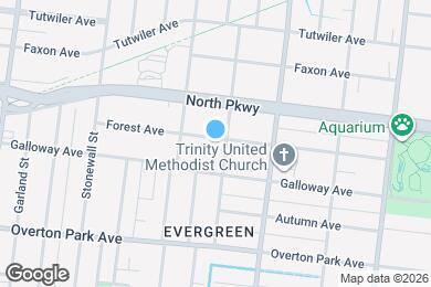 Map image of the property - 1643 Forest Ave