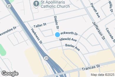 Map image of the property - 3602 Idlewild Ave