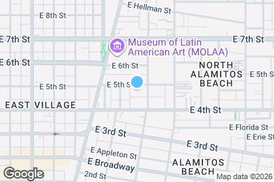 Map image of the property - 1048 E 5th St