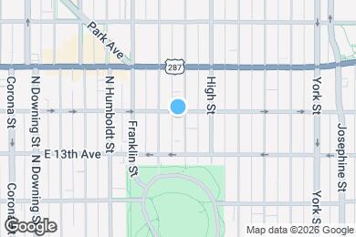 Map image of the property - 1375 N Williams St