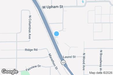 Map image of the property - 1513 W Veterans Pkwy