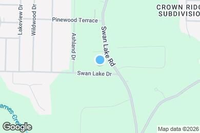 Map image of the property - 160 Swan Lake Dr