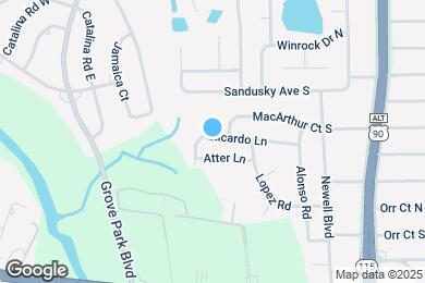 Map image of the property - 8804 Ricardo Ln
