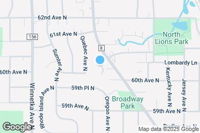 Map image of the property - 6007 W Broadway Ave