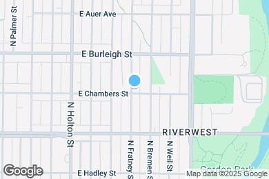 Map image of the property - 800 E Chambers St