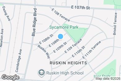 Map image of the property - 7309 E 108th Dr