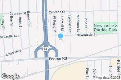 Map image of the property - 6832 Cornell St