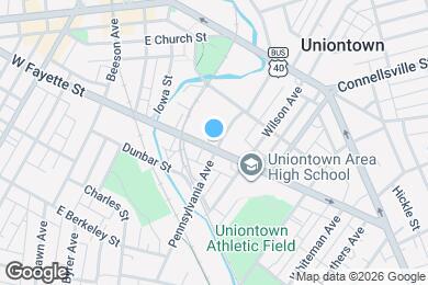 Map image of the property - 105 E Fayette St