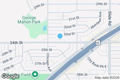 Map image of the property - 5430 34th St