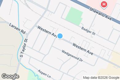 Map image of the property - Charles Apts Green Bay, LLC