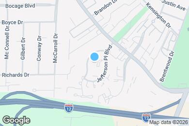 Map image of the property - 7955 Jefferson Pl Blvd