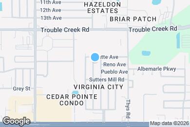 Map image of the property - 4312 Mesa Dr