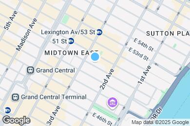 Map image of the property - 221 E 50th St