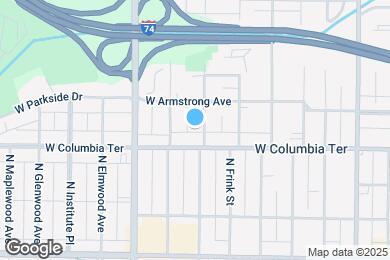 Map image of the property - 1315 N Bourland Ave