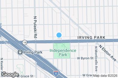 Map image of the property - 3842 W Irving Park Rd