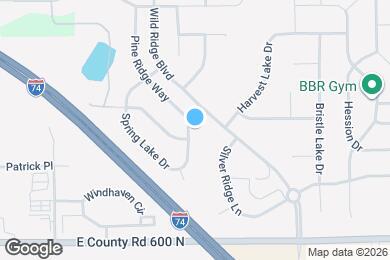 Map image of the property - 1295 Spring Lake Dr