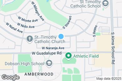 Map image of the property - 1534 W Nopal Ave