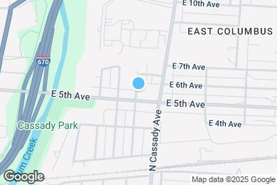 Map image of the property - 750 N Dawson Ave