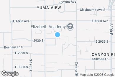 Map image of the property - 2925 S White Cir