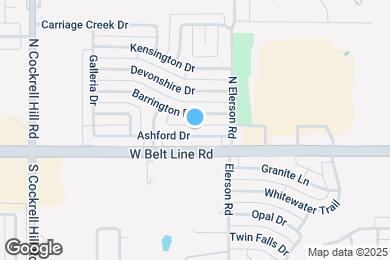 Map image of the property - 1125 Ashford Dr