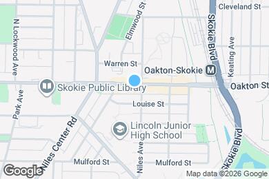 Map image of the property - 4953 Oakton St