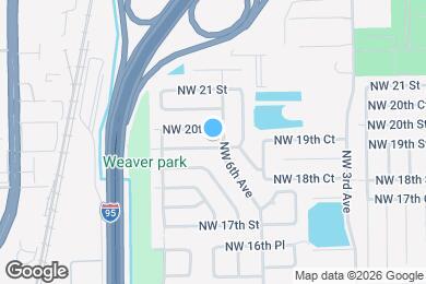 Map image of the property - 609 NW 19th St