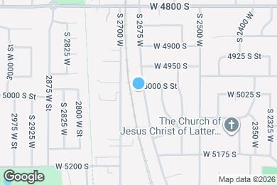 Map image of the property - 5007 S 2675 W